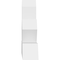 Ekena Millwork Saratoga Architectural Grade PVC Gable Bracket, 48"W x 24"H x 6"D x 6"F, 12/12 Pitch GBP048X24X0606SAR00 - alternate 5